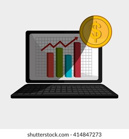 business flat icon design 