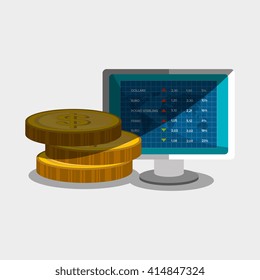 business flat icon design 