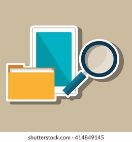 business flat icon design 