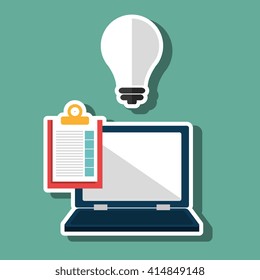 business flat icon design 