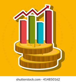 business flat icon design 