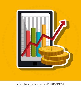 business flat icon design 