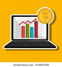 business flat icon design 