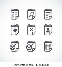 Business Flat icon set.