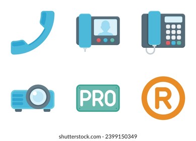business flat icon set bundle 19