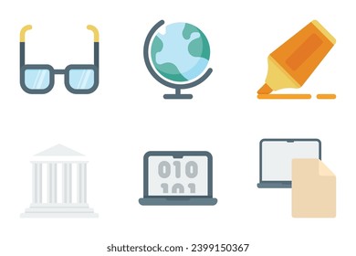 business flat icon set bundle 13