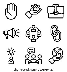 Business-Flat-Symbol einzeln auf weißem Hintergrund