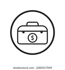 Business Flat Icon Symbo Vector Art