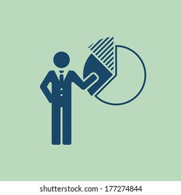 Business Flat Icon. Vector Pictogram. EPS 10.