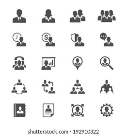 Business flat icons