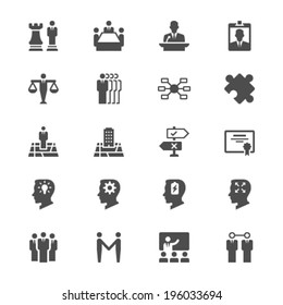 Business flat icons