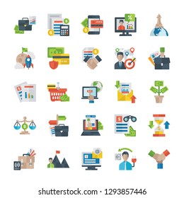 Business Flat Icons Pack 