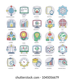 
Business Flat Icons Set 
