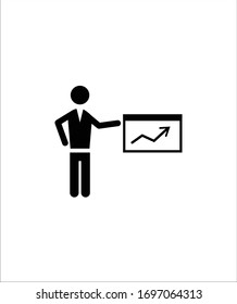 icono de plano empresarial,mejor icono de diseño plano vector.