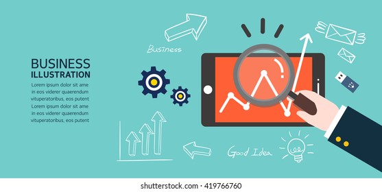 business Flat illustration