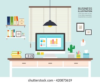 business Flat illustration