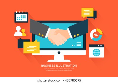 Business Flat illustration