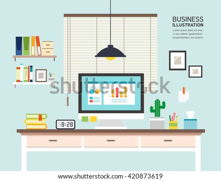 business Flat illustration