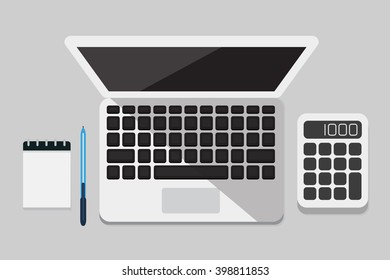Business Flat lay