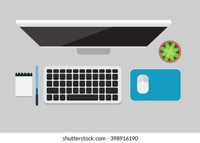 Business Flat lay