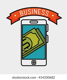 business flat line design 