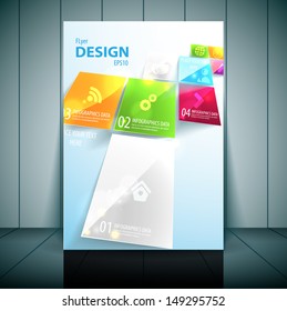 Business Flayer Template Vector Design.