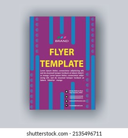 business flayer  vector template design 