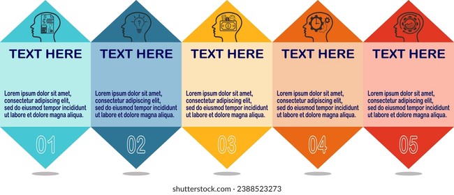 Business flowchart infographics.Timeline with 5 steps, label and marketing icons.You can used for process diagram, presentations, workflow layout, banner, flow chart.