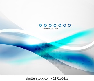 Business flowing wave corporate abstract background, flyer, brochure design template