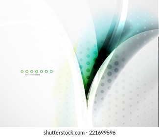 Business flowing wave corporate abstract background, flyer, brochure design template