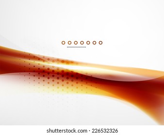 Business flowing wave corporate abstract background, flyer, brochure design template