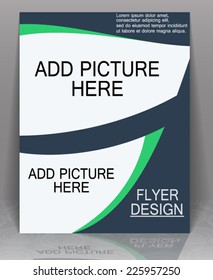 Business  flyer abstract pattern, EPS10 - vector graphics.