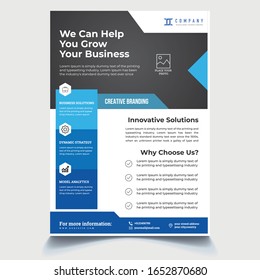 Business Flyer abstract vector template. Brochure design, cover modern layout,Corporate Flyer Design,info-graphic Flyer design,new flyer design,