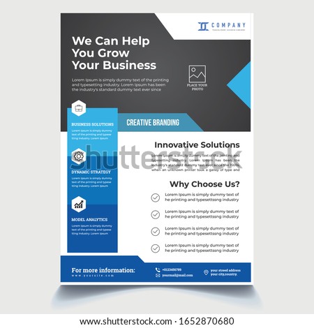 Business Flyer abstract vector template. Brochure design, cover modern layout,Corporate Flyer Design,info-graphic Flyer design,new flyer design,