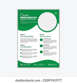 business flyer brochure template design