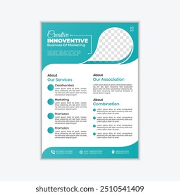 business flyer brochure template design