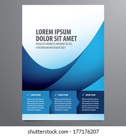 folleto de negocios, plantilla de vector de folletos