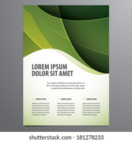 Geschäftsflyer, Broschüre, Vektorvorlage
