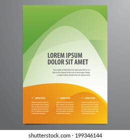 Geschäftsflyer, Broschüre, Vektorvorlage