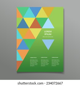 business flyer, brochure vector  template