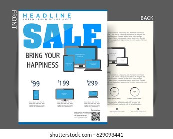 Business flyer , broucher design .