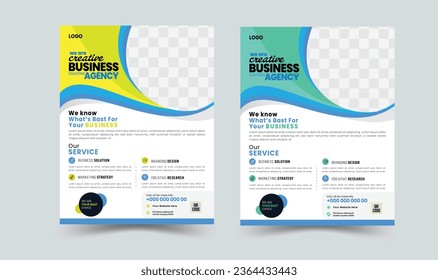 business flyer bundle or corporate flyer template set. Creative Corporate  Business Flyer Brochure Template Design, abstract business flyer, vector template design. Brochure design, cover, annual.