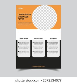 Business flyer concept for design flyer template