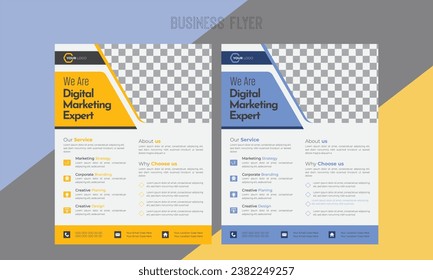 Business Flyer Corporate Design Vorlage.