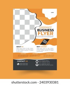 Business Flyer cover business brochure vector design, Leaflet advertising abstract background