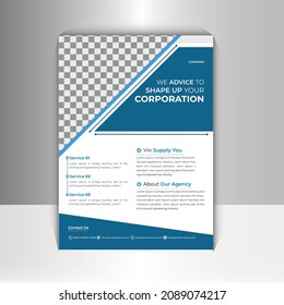 Business  flyer Creative  Flyer Design Template  corporate Presentation design. Flyer poster pamphlet brochure Creative  Flyer Design. size A4 Easy to use and edit. Abstract modern vector illustration