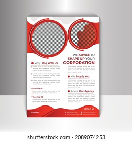 Business  flyer Creative  Flyer Design Template  corporate Presentation design. Flyer poster pamphlet brochure Creative  Flyer Design. size A4 Easy to use and edit. Abstract modern vector illustration