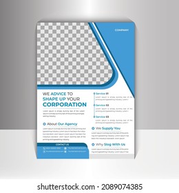 Business  flyer Creative  Flyer Design Template  corporate Presentation design. Flyer poster pamphlet brochure Creative  Flyer Design. size A4 Easy to use and edit. Abstract modern vector illustration