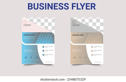 Volante de negocios. Diseño de volante creativo