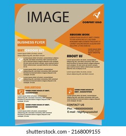 It is a business flyer design.